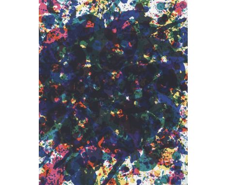 Abstrakter Expressionismus - - Sam Francis.  (1923 San Mateo - 1994 Santa Monica). Another Speck. 1972. Farblithographie auf 