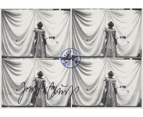 Fluxus - - Joseph Beuys.  (1921 Krefeld - 1986 Düsseldorf). Stanhope project. 1978. Andruckbogen. Beidseitiger Offset auf Kar