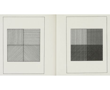 Amerikanische Moderne - Minimalismus - - Sol LeWitt.  (1928 Hartford, Connecticut - 2007 New York). 22 Serigraphien in: Jorge