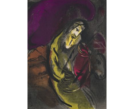 Marc Chagall (1887 Witebsk - 1985 St. Paul-de-Vence)Set aus 2 Graphiken. 1956 - Mit 2 Farblithographien je auf Papier. Verso 