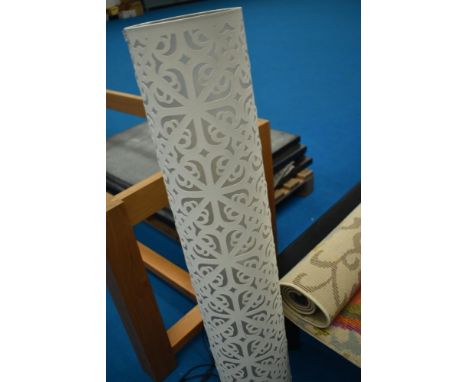 A modern floor lamp