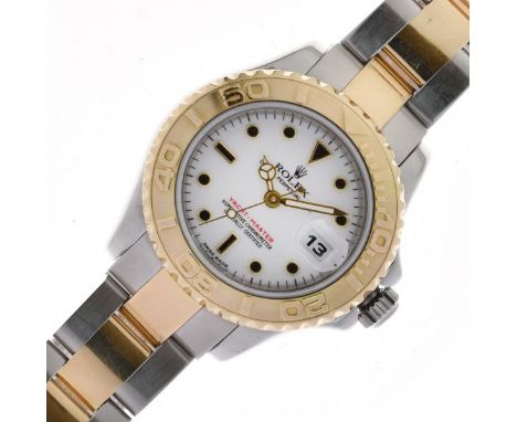 Rolex, - Lady's gold and stainless steel cased Yachtmaster Superlative Chronometer automatic wristwatch, ref.169623, gold rot