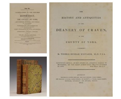 Books - Rev. William Bawdwen, A Translation of the Record called Domesday so far as related to the County of York, 1809, in h