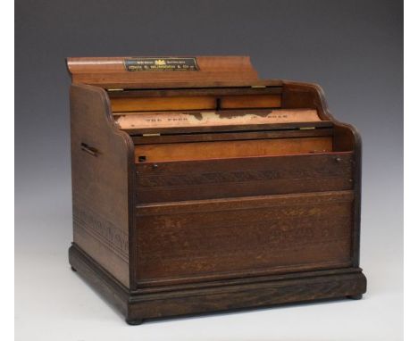 Late 19th/early 20th Century 'Peerless Pneumatic Organ', John G. Murdoch &amp; Co Lim'd 91&amp;93 Farringdon Road, London and