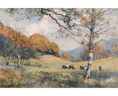 Henry R Wilkinson (British, 1884-1975), Yewdale Valley, Coniston, The Lake District, signed 'H R Wilkinson' (lower left), wat