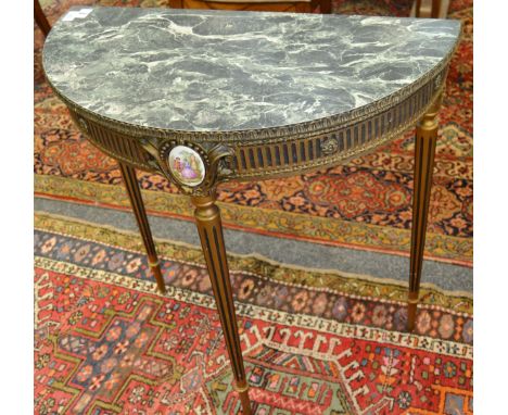 A Louis XVI revival hall table/ console