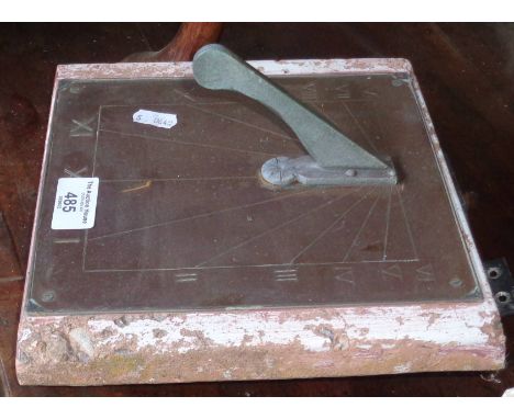 Copper sundial