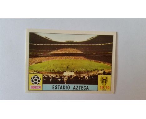 PANINI, Mexico 70 World Cup, Estadio Azteca, light browning, VG
