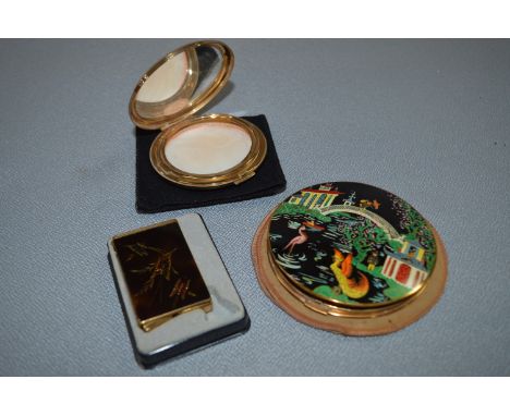 Two 1960's Compacts and a Gas Lighter 