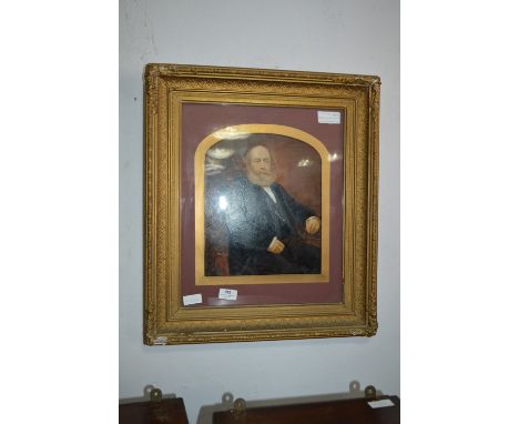 Gilt Framed Victorian Portrait - Spenceley Brown 