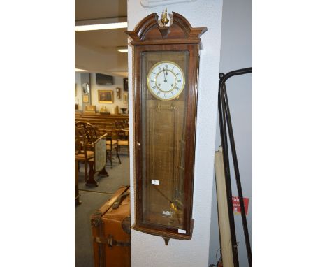Mahogany Cased Pendulum Wall Clock 