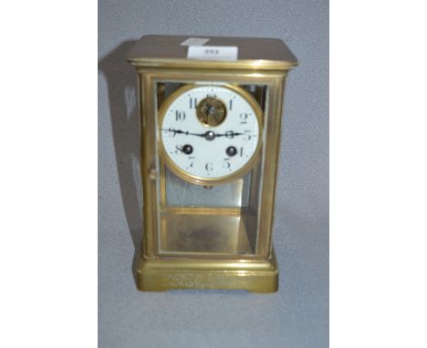 1920's Brass Cased Carriage Clock with French Movement 