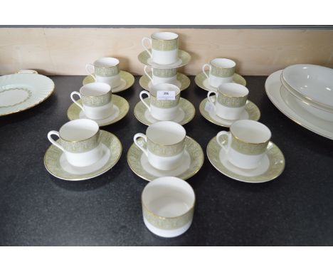 Ten Royal Doulton Sonnet Tea Cups & Saucers 