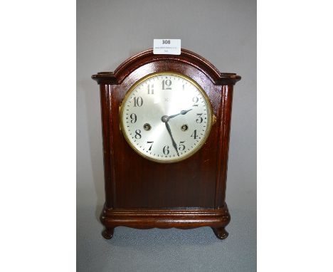 Mahogany Cased Mantel Clock 