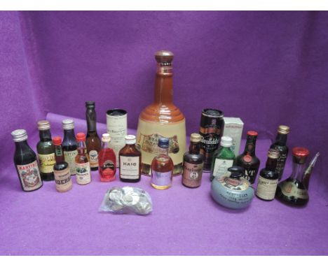 A selection of Whisky miniatures including The Balvenic 10year old, Glenfiddick Special Reserve, Glenrothes 8 year old etc, a