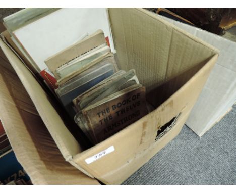 A selection of early motor car and engine catalgue's and brochures, including Morris Minor and Armstrong Siddeley