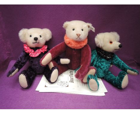 A modern steiff bear, 1913 Replica Circus Dolly Bear, having jointed body, white tag and gold button in ear, height 12 inches