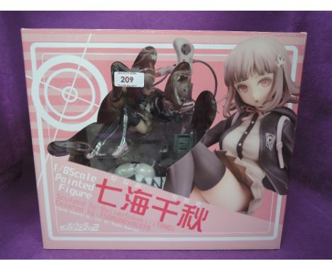 A Spike Chumsoft Co Ltd 1:8th scale figure, Super Danganronpa 2 Nanami Chiaki, boxed