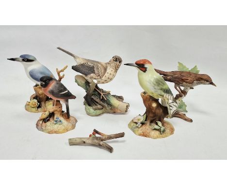 Royal Crown Derby model of an Australian Kingfisher, printed marks to base and signed Y. Freestone, date mark for 1976, 14cm,