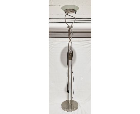 Modern standard lamp&nbsp;with anglepoise reading lamp&nbsp;