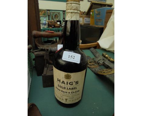 A very old and sealed bottle of Haigh's Gold Label Scotch Whisky 