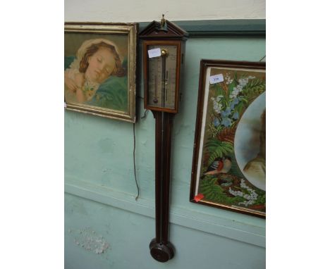 Modern stick barometer by A. Cometti & Son, London