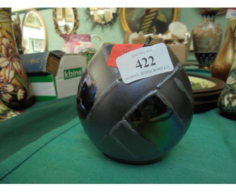 Small Poole Pottery egg shaped vase