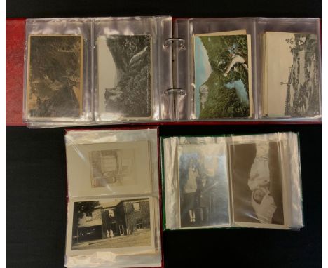 Postcards &amp; Ephemera - Derbyshire and local interest , approx 120 cards inc Matlock, Matlock Bath, Buxton, High Tor, Love
