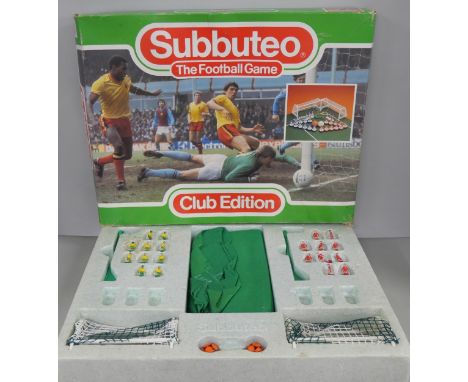 A Subbuteo Club edition game, boxed