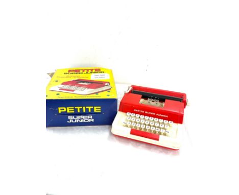 Petite super junior typewriter with original box 