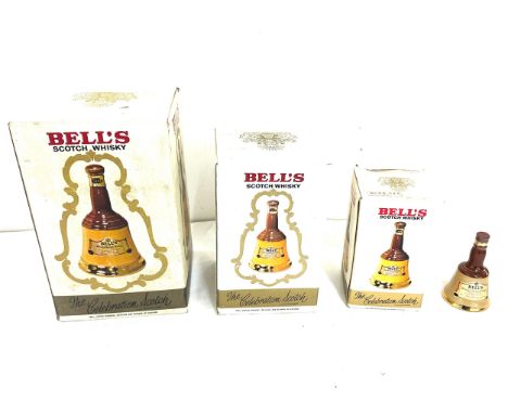 Selection of Bells Scotch Whisky sealed and in original boxes ' The Celebration Scotch' all in good condition, one miniature 