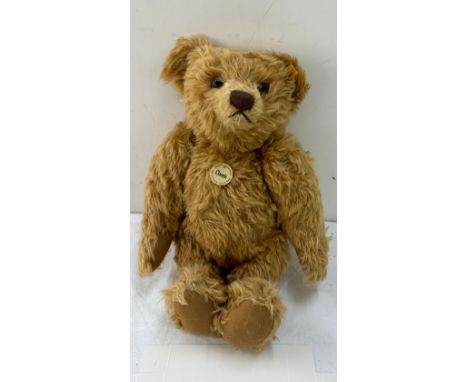 Steiff classic teddy bear 004353 jointed with growler, Long haired with tags