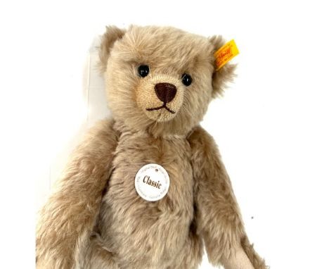 Steiff Teddy bear approx 32 cm beige Mohair EAN 005138 with original tags