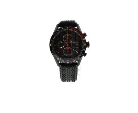 TAG HEUER - A limited edition 'Monaco Grand Prix' Tag Heuer Carrera Calibre 1887 Automatic chronograph titanium gents wristwa