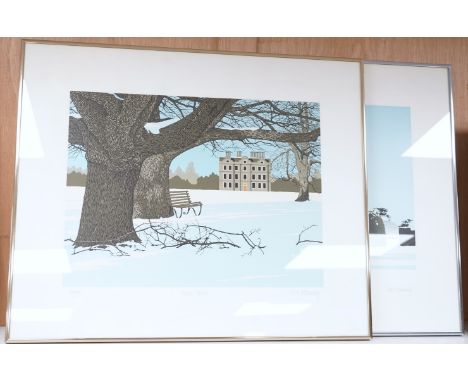 Ken Fleming (b.1944), two silkscreen prints comprising 'Three Trees' and 'Ice House', each signed in pencil, limited edition,