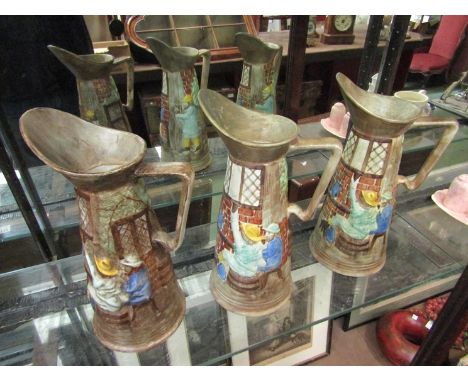 Two Radford and an HJ Wood tavern ware pitcher jugs (3)