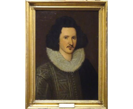 Year: 16th CenturySize: 36" x 32"Medium: OilDescription: Fine large 16th Century portrait of Edward Talbot, 8th Earl of Shrew