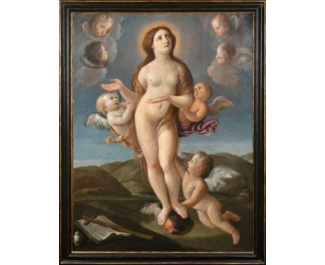 Year: 17th CenturySize: 65" x 50" Medium: OilDescription: Huge 16th 17th Century French Old Master depiction of The Birth of 