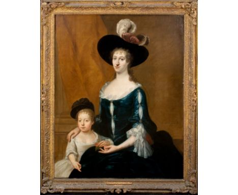 Year: 18th CenturySize: 50" x 49"Medium: OilDescription: Huge 18th Century Old Master portrait of Lady Tylney, Countess Of Ca