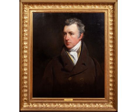 Year: 19th CenturySize: 38" x 33"Medium: OilDescription: Fine Large 19th Century portrait traditionally identified as Lord Pa
