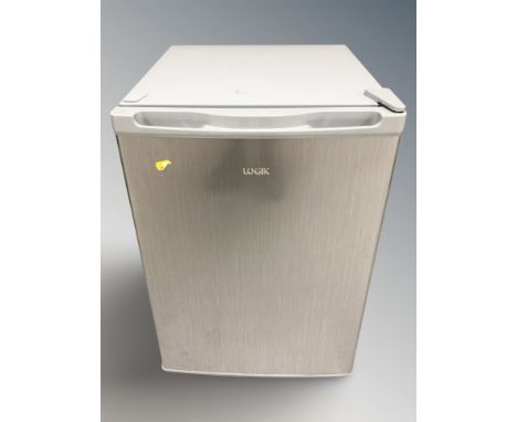 A Logik under bench/counter top fridge, height 63 cm 