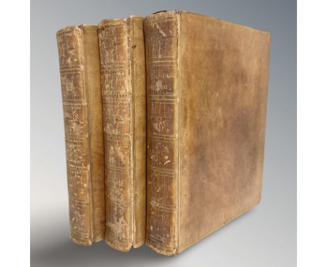 Hutchinson, William F.A.S. : The History and Antiquities of the County Palatine of Durham, volumes I, II & III, published New