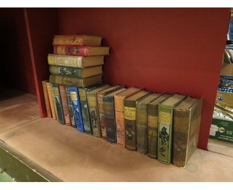 A collection of R. M BALLANTYNE vintage books, approximately 45