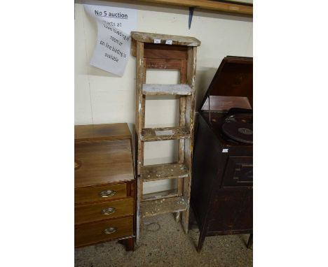 FOLDING WOODEN LADDER