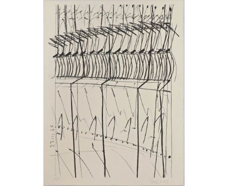 Sonderborg, K.R.H. (1923 Sønderborg - Hamburg 2008) Ohne Titel. Lithographie/Velin, re. u. mit Bleistift sign., li. u. Ex. 19
