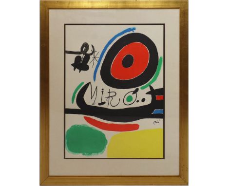 Miró, Joan (1893 Montroig - Mallorca 1983), nach "Osaka". Farblithographie, im Stein sign. Aus dem Jahr 1970. Ca. 77x 56 cm. 