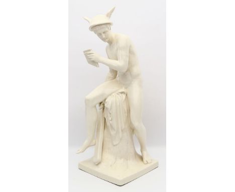 Thorvaldsen, Bertel (1770 Kopnehagen 1844), nach Skulptur des sitzenden Merkur, sich auf den Tod von Argus vorbereitend. Kera