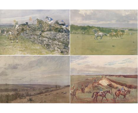 After Lionel Edwards (1878-1966) ''The Bedale, Marriforth Whin'' signed and inscribed in pencil, a colour reproduction, toget