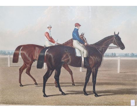 ~ John F Herring (British, 1795-1865) ''Charles XIIth, The Winner of the Great St Leger Stakes, 1839'', hand-coloured aquatin