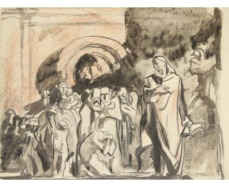 Sir Frank Brangwyn RA HRSA RSW RWS PRBA RE HRMS ROI (1867-1956) The Brangwyn Portfolio of lithographs including ''Boy Playing